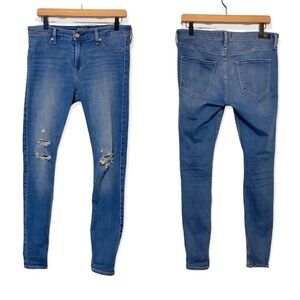 Abercrombie mid rise jeans leggings destroyed size 28 or 8